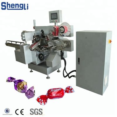 Horizontale dubbel draaiende snoepverpakkingsmachine met 300 ppm snelheid 2960*1560*2150 MM