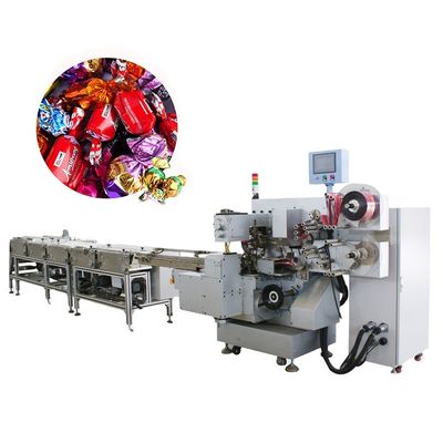 Multifunctionele verpakkingsmachine met dubbel draaiende onderdelen voor het verpakken van multifunctionele snoepjes