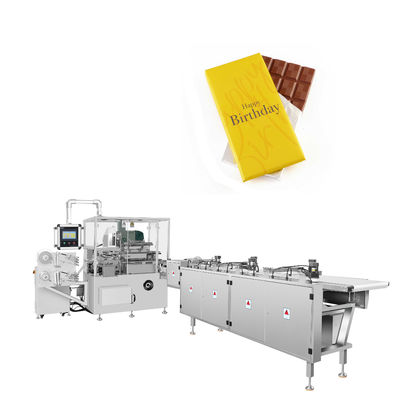 300 stuks/min Verpakkingsmachine voor dubbellagig vouwpapier voor chocoladetafels