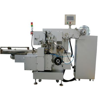 Ronde kogel-ei-vormige enkelvoudige chocoladefolie-verpakkingsmachine voor papierverpakkingsmateriaal