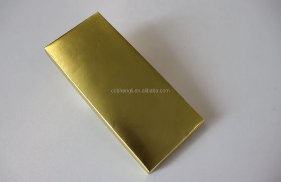 Op maat gemaakte High Speed Chocolate Bar Fold Envelope Verpakkingsmachine met luchttoevoer 0,6Mpa
