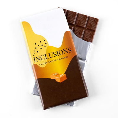 Op maat gemaakte High Speed Chocolate Bar Fold Envelope Verpakkingsmachine met luchttoevoer 0,6Mpa