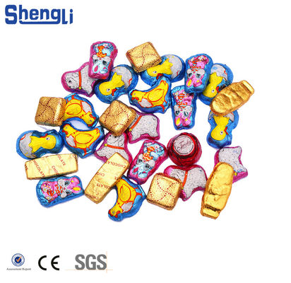 Aluminiumfolie Koekjesverpakkingsmachine Hoofdfunctie Chocoladeverpakking