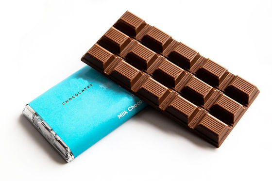 Op maat gemaakte High Speed Chocolate Bar Foil Fold Packing Machine met lijmfunctie