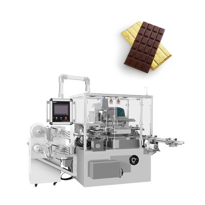 Verpakkingsmachine voor de verpakking van chocoladerepen/tabletten met een dubbele laag met een capaciteit van 3000 kg