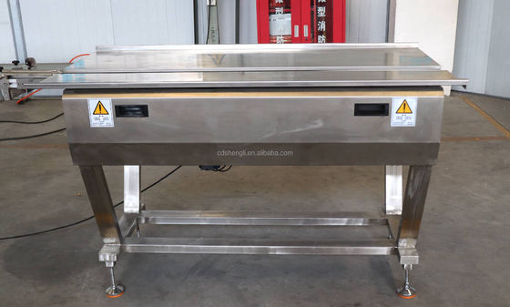 Verpakkingsmachine voor de verpakking van chocoladerepen/tabletten met een dubbele laag met een capaciteit van 3000 kg