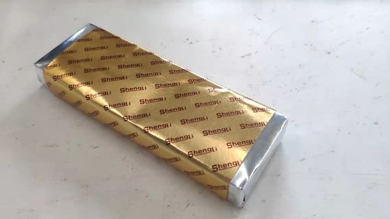 Verpakkingsmachine voor de verpakking van chocoladerepen/tabletten met een dubbele laag met een capaciteit van 3000 kg