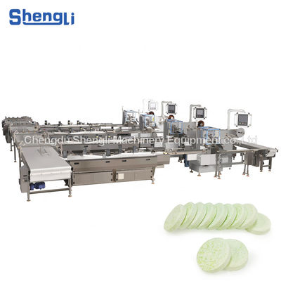 Automatische vitamine C spetterende tabletten Aluminium folie verpakkingsmachine Lijn
