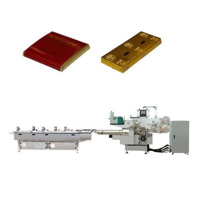 Volledig automatische eindvouwmachine voor het inpakken van chocolade voor folie/papier