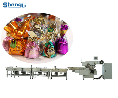 Top Twist Chocolate Wrapping Machine met automatische functie en folieverpakkingstype