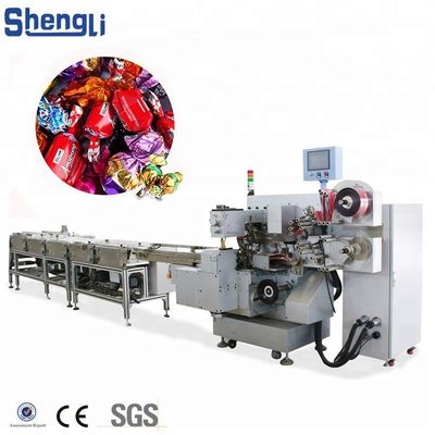 Elektrisch aangedreven dubbel draaiende snoep-chocolademachine voor snoepverpakkingslijn