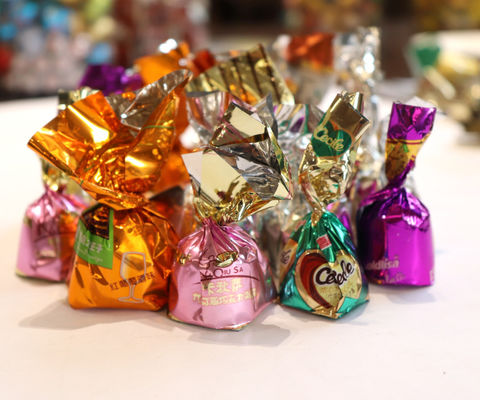 Chocolade zilver gepersonaliseerde sleutel horizontale verpakkingsmachine voor snoepverpakkingen