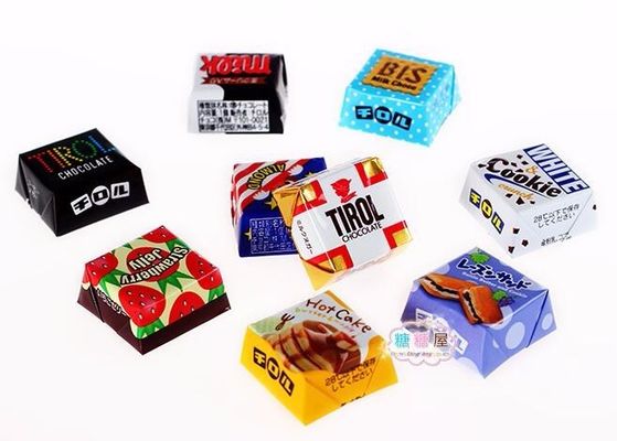 PLC Servo Touch Screen Controlled Automatic Flow Chocolate Bar Paper Wrapper Horizontale verpakkingsmachine