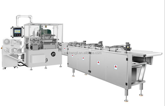 98% kwalificatiepercentage semi-automatische cellofaanvouwmachine voor chocolade tabletten