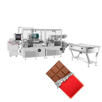 Verpakkingsmachine voor chocoladetabletten met dubbelschaalverpakking
