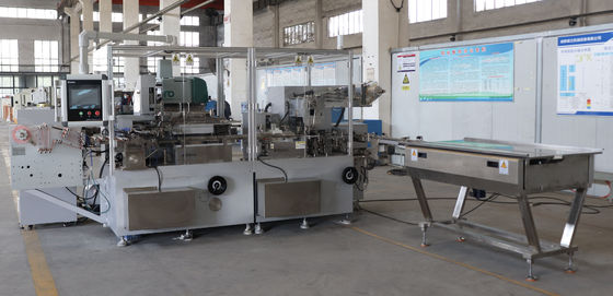 Verpakkingsmachine voor chocoladetabletten met dubbelschaalverpakking